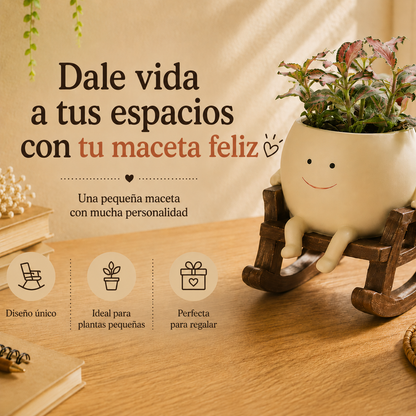 Maceta feliz
