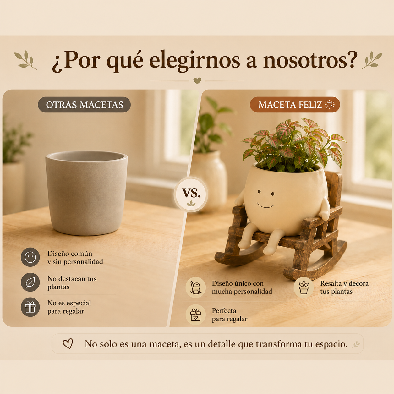 Maceta feliz